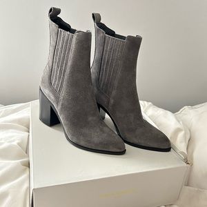 Marc Fisher Alisa Gray Suede Boots